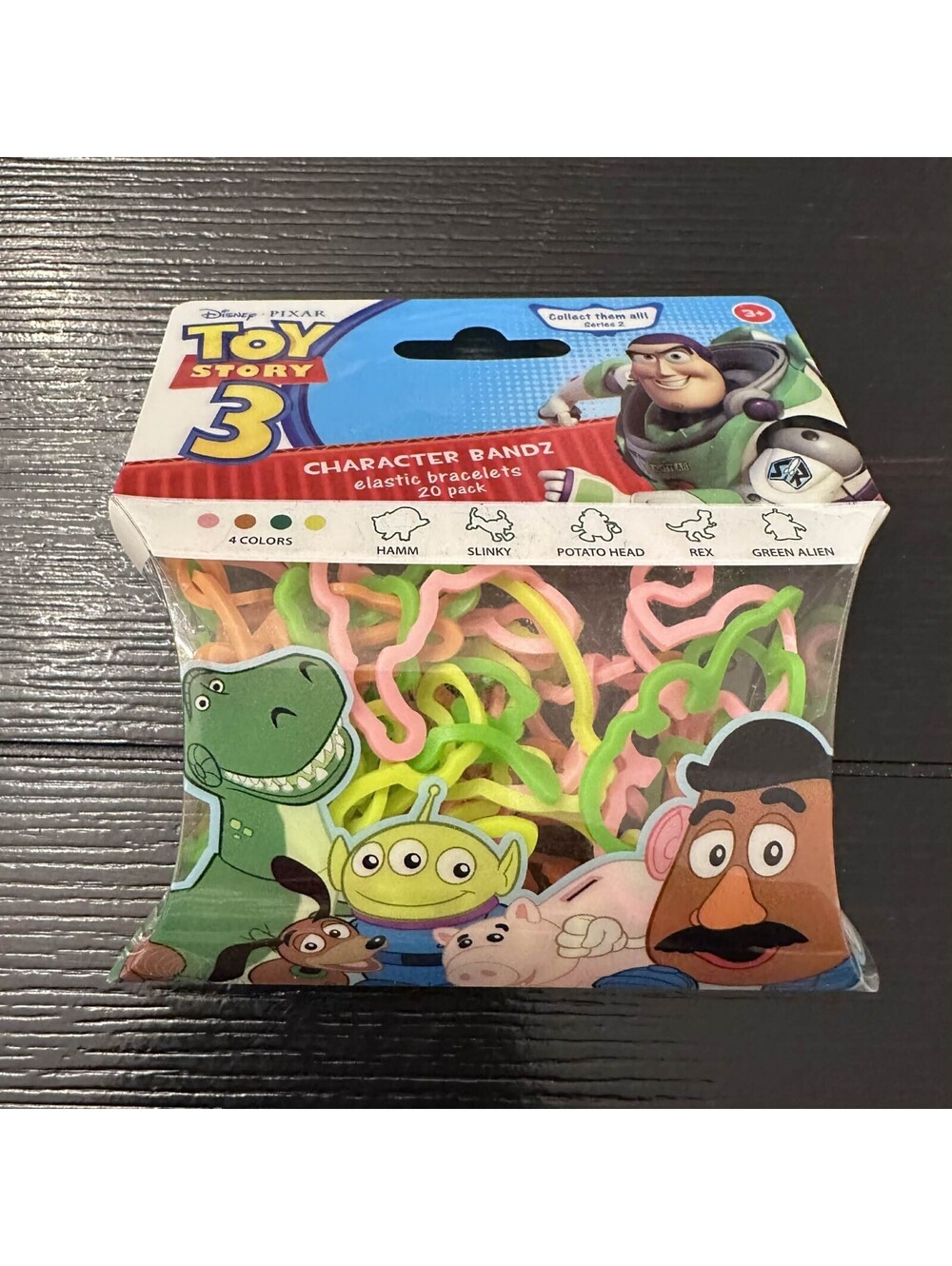 Disney Pixar Toy Story 3 Rex Hamm Mr Potato Head Character Bandz 20 Pack NIP
